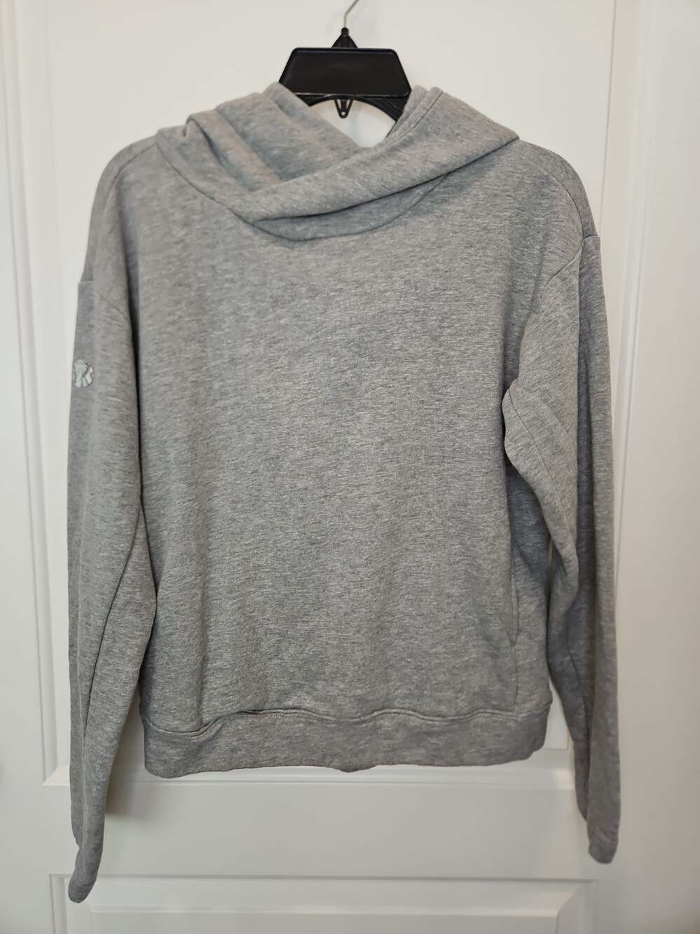 Levelwear Hoodie Unisex Medium Gray Jersey Sweatshirt Pullover Pockets M